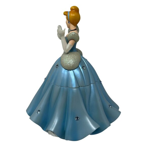 Disney Cinderella Ceramic Trinket Box With Glitter & Gemstone Details READ - Picture 8 of 16